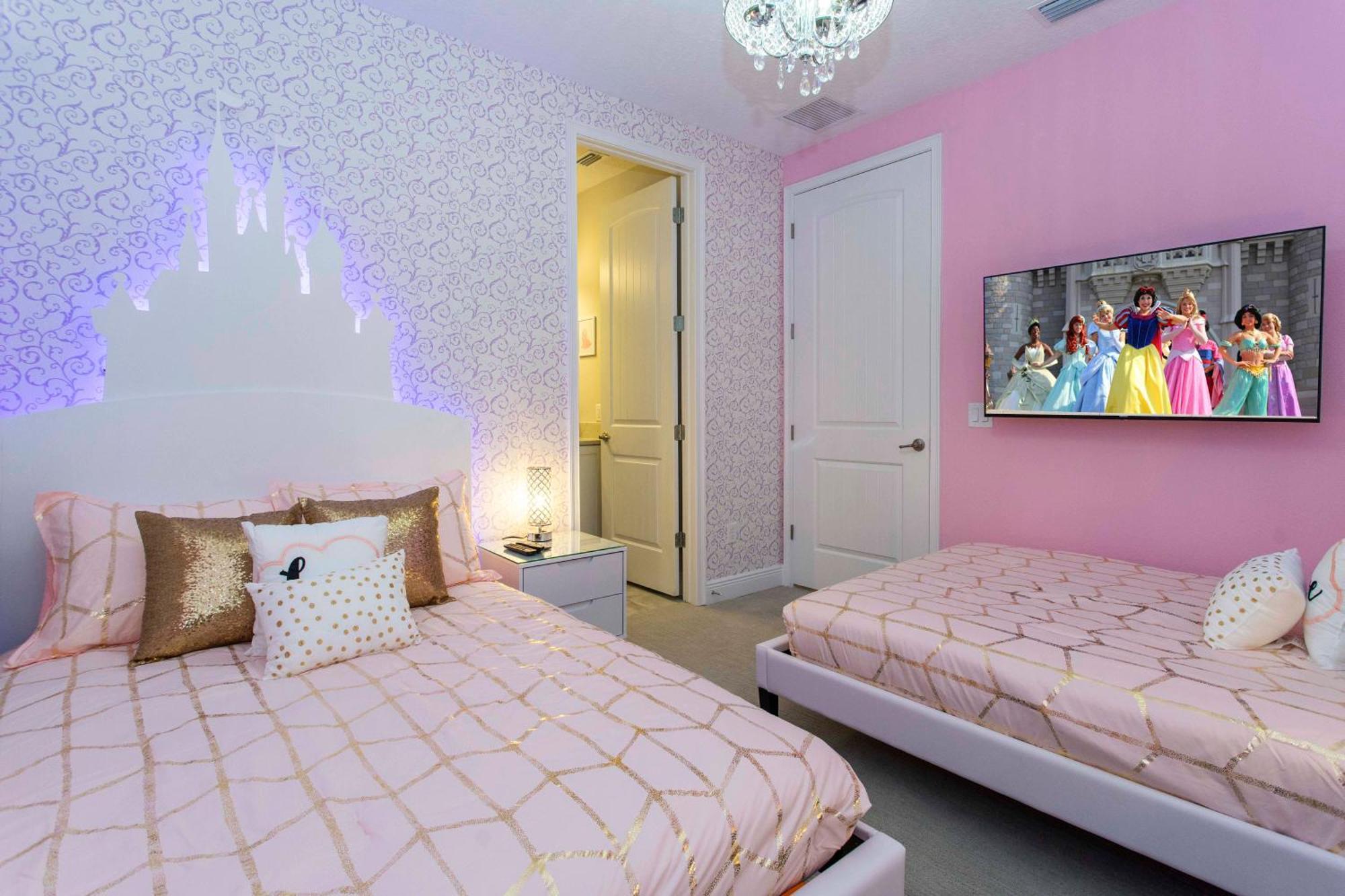 Beautiful Themed Single Home With Private Pool And Game Room Ec0405 Орландо Экстерьер фото